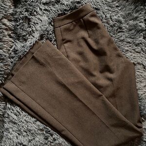 United Colors Of Benetton Gray Trousers with Elastic Waistband